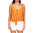 Sanctuary Golden Hour Tie Front Tank Top - Tangerine