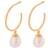 Pernille Corydon Ocean Dream Hoops - Gold/Pearls