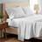 Pointehaven 175 GSM Bed Sheet White (254x177.8cm)
