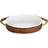 Pillivuyt Korg oval Ljus/Mörk brun 27 x 36 cm Brödkorg