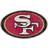 Fan Creations San Francisco 49ers Distressed Logo Cutout Sign Board