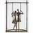 Danya B Couple on a Swing Cast Bronze Decorative Item