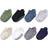Touched By Nature Organic Cotton Socks with Non-Skid Gripper for Fall Resistance - Solid Blue Black (10763141)