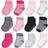 Touched By Nature Organic Cotton Socks with Non-Skid Gripper for Fall Resistance - Pink (10763185)