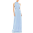 Mac Duggal High Neck Chiffon Gown - Powder Blue