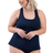 Dolfin Aquashape Twist Back Tankini Swimsuit Top - Navy