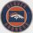 Fan Creations Denver Broncos State Circle Sign Board