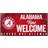 Fan Creations Alabama Crimson Tide Fans Welcome Sign Board