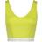 Calvin Klein Milano Jersey Cropped Top - Lemon Lime