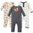 Hudson Baby Union Suits/Coveralls 3-pack - Forest (10152027)