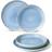 Villeroy & Boch Crafted Blueberry 4 Delar Turkos Dinner Set 4pcs