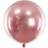 PartyDeco Bubble Ballon Chrome Rosa Guld