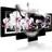 Arkiio Orchids on a black background 100x50 Tavla