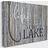 Stupell Industries Life Better Lake Wall Decor 3.8x76.2cm