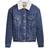 Levi's Ex-Boyfriend Sherpa Trucker Jacket - Blue