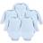 Luvable Friends Long Sleeve Bodysuits 5-pack - Blue