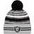 New Era Las Vegas Raiders 2021 NFL Sideline Sport Official Pom Cuffed Knit Beanie Sr