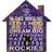 Fan Creations Colorado Rockies Team House Sign Board