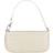 BY FAR Rachel Croco Embossed Shoulder Bag Beige