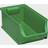Allit Open fronted storage bin, LxWxH 355 x 205 x 150 mm, pack of 12, green Storage Box