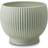 Knabstrup Keramik Ribbed Mint Green Vase 14.5cm