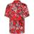 HUGO BOSS Ellino Logo Print Shirt - Open Red