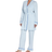 Cosabella Bella Curvy 3 Piece Set with Robe - Blu Venezia/Mare