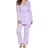 Cosabella Bella Curvy 3 Piece Set with Robe - Icy Violet