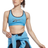 Reebok Lux Racer Vector Sports Bra - Essential Blue