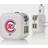 Strategic Printing Chicago Cubs 2-in-1 Pinstripe Cooperstown Design USB Charger