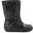 Hunter First Classic Glitter Rain Boot - Black/Black