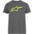 Alpinestars Ageless Classic Tee - Charcoal/Hi Viz Yellow