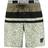 Puma Men's Swim Heritage Stripe Mid-Length Shorts - Green