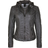 Gipsy Cacey Legv Leather Jacket - Anthracite