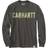 Carhartt Workwear Logo Longsleeve Shirt, black-grey