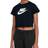 Nike Sportswear Cropped T-Shirt Girls - Black/White (DA6925-012)