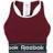 Reebok Linear Logo Sports Bra - Maroon