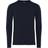 Dovre Organic Wool Long Sleeve Shirt Navy-2