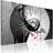 Arkiio Metal circle & red Feathers 90x60 Tavla