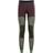 Aclima Women's Woolnet Hiking Longs - Fudge/Dill/Olive Night