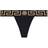 Versace Greca Border Thong - Black