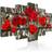 Arkiio Silver Poppies 100x50 Tavla 100x50cm