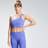 MP Women's Repeat Mark Graphic Training Sports Bra Bluebell