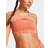 Nike Training Swoosh Dri-FIT leopard print cross back mid support sports bra in pink-Red