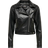 Only Faux Leather Biker Jacket - Black