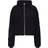 Urban Classics Women's Boxy Sherpa Puffer Jacket - Black