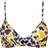 Sloggi Shore Fancy Guppy Bikini Top - Black/Yellow