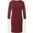 Vero Moda Womens 3/4 Sleeve Dress Wine