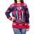 Captain Marvel Womens/Ladies Premium Knitted Christmas Jumper (Red/Black)