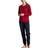 Calida Family and Friends Women Pyjama With Cuff Darkblue